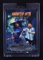 Lionel Messi 2025 Wild Card Haunted Hits Monster Hunt Jersey Edition Disco Blue #HHJWILM #2/5 at PristineAuction.com