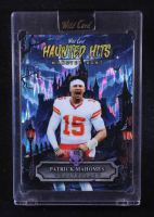Patrick Mahomes II 2025 Wild Card Haunted Hits Monster Hunt Shimmer Blue #HHCCPM #1/1 at PristineAuction.com