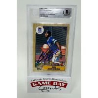 Bo Jackson Signed 1987 Topps #170 RC (BGS) at PristineAuction.com
