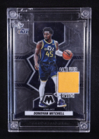 Donovan Mitchell 2024 Jersey Fusion Game Used Swatch #DM221 at PristineAuction.com