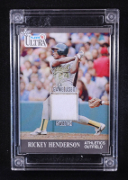 Rickey Henderson 2024 Jersey Fusion Game Used Swatch #RH902 at PristineAuction.com