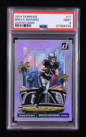 Brock Bowers 2024 Donruss Downtown! #17 RC (PSA 9) at PristineAuction.com