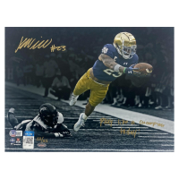 Kyren Williams Signed Notre Dame Fighting Irish 11x14 Photo Inscribed "Play Like A Champion Today!" (Beckett) at PristineAuction.com