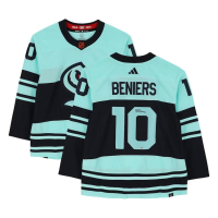 Matt Beniers Signed Kraken Adidas Jersey (Fanatics) at PristineAuction.com