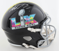 Mike Macdonald Signed Super Bowl LX Logo Full-Size Helmet (JSA) at PristineAuction.com