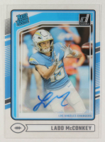 Ladd McConkey 2024 Clearly Donruss Clearly Rated Rookie Autographs #68 RC at PristineAuction.com