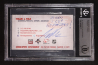 Vincent J. Viola Signed Business Card Inscribed "1 Cup Go Panthers!" at PristineAuction.com