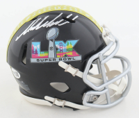 Mike Macdonald Signed Super Bowl LX Logo Speed Mini Helmet (JSA) at PristineAuction.com