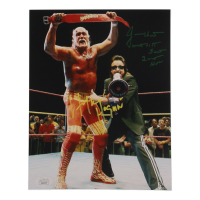 Hulk Hogan & Jimmy Hart Signed WWE 8x10 Photo Inscribed "Mouth of the South" & "2005 HOF" (JSA) at PristineAuction.com