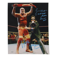 Hulk Hogan & Jimmy Hart Signed WWE 8x10 Photo Inscribed "Mouth of the South" & "2005 HOF" (JSA) at PristineAuction.com