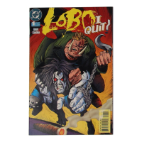 1995 "Lobo: I Quit!" #1 DC Comic Book at PristineAuction.com