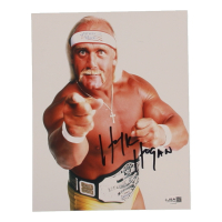 Hulk Hogan Signed WWE 8x10 Photo (JSA) at PristineAuction.com