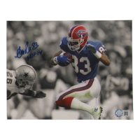 Andre Reed Signed Bills 8x10 Photo Inscribed "HOF 14" (Schwartz) at PristineAuction.com