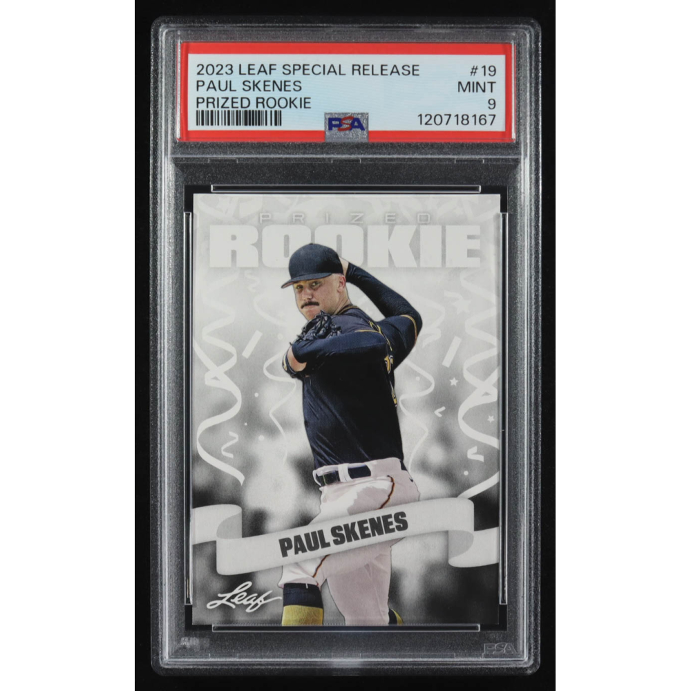 Paul Skenes 2023 Leaf Special Release Prized Rookie #19 RC (PSA 9) at PristineAuction.com