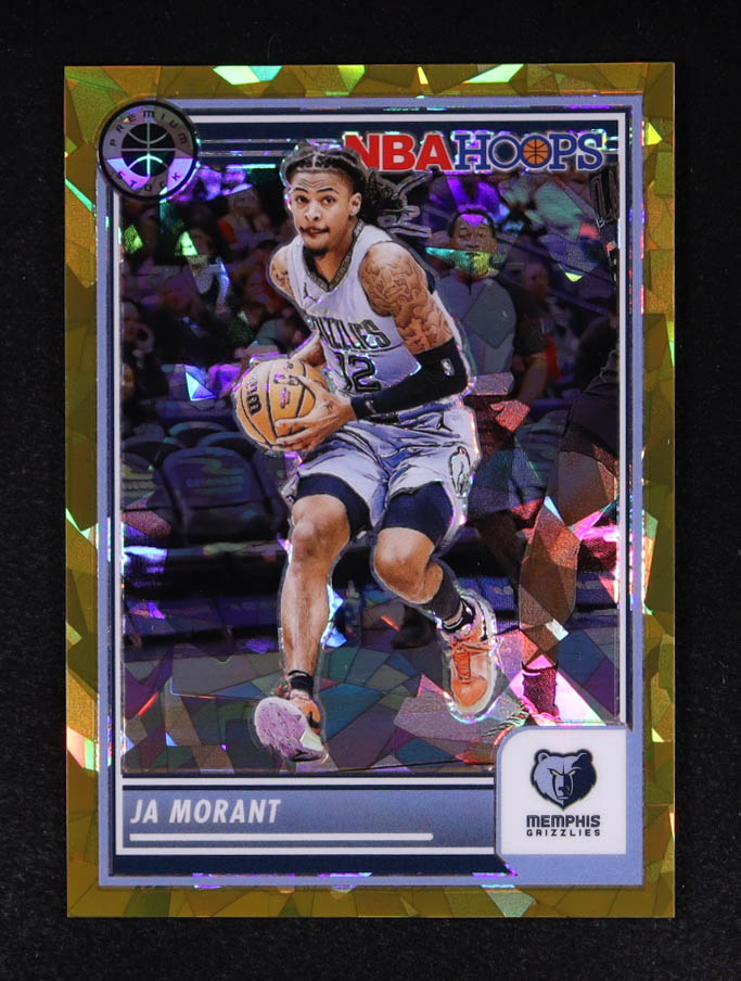 Ja Morant 2023-24 Hoops Premium Stock Gold Ice Prizm #102 #10/10 at PristineAuction.com Ja Morant 2023-24 Hoops Premium Stock Gold Ice Prizm #102 #10/10 at PristineAuction.com