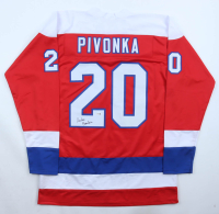 Michal Pivonka Signed Jersey (JSA) at PristineAuction.com
