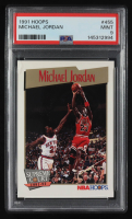 Michael Jordan 1991 NBA Hoops Supreme Court #455 (PSA 9) at PristineAuction.com