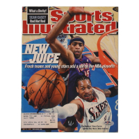 Vince Carter Signed 2001 Sports Illustrated Magazine (PSA) at PristineAuction.com