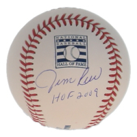 Jim Rice Signed OML Hall of Fame Logo Baseball Inscribed "HOF 2009" (Beckett) at PristineAuction.com