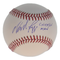 Wade Boggs Signed OML Baseball Inscribed "Chicken Man" (Beckett) at PristineAuction.com