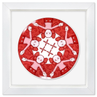 Custom Framed Porcelain Plate by KAWS (Artova) at PristineAuction.com