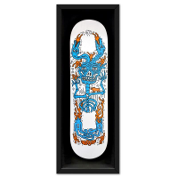 "Untitled (Inferno)" Custom Framed Skateboard by Keith Haring (Artova) at PristineAuction.com
