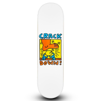 "Crack Down" Skateboard by Keith Haring (Artova) at PristineAuction.com