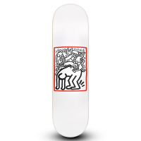 "Fight AIDS" Skateboard by Keith Haring (Artova) at PristineAuction.com