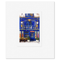 "Cafe Salon de The" LE 7x6 Lithograph on Paper by Liudmila Kondakova (Artova) at PristineAuction.com