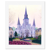 "Dawn in Jackson Square" LE 12x11 Lithograph on Paper by Liudmila Kondakova (Artova) at PristineAuction.com