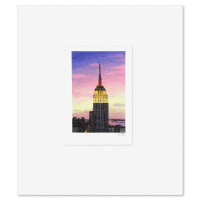 "Empire State Building" LE 7x6 Lithograph on Paper by Liudmila Kondakova (Artova) at PristineAuction.com