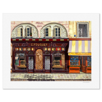 "Homage to Mucha (Sidewalks of Paris)" LE 23x29 Serigraph on Paper by Liudmila Kondakova (Artova) at PristineAuction.com