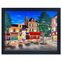 "Hotel de la Seine (Black Paper)" LE 32x41 Serigraph on Paper by Liudmila Kondakova (Artova) at PristineAuction.com