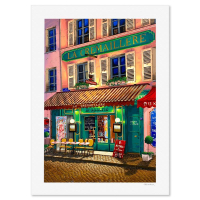 "La Cremaillere (Paris Days and Nights)" LE 35x25 Serigraph on Paper by Liudmila Kondakova (Artova) at PristineAuction.com
