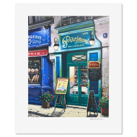 "Le Petit Cafe (Parisian Memories)" LE 20x16 Serigraph on Paper by Liudmila Kondakova (Artova) at PristineAuction.com