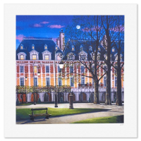 "Place des Vosges" LE 12x11 Lithograph on Paper by Liudmila Kondakova (Artova) at PristineAuction.com