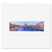 "Pont de la Tournelle" LE 6x7 Lithograph on Paper by Liudmila Kondakova (Artova) at PristineAuction.com