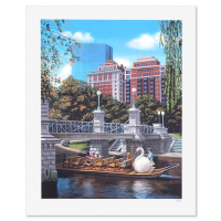 "Swan Ferry, Boston" LE 12x11 Lithograph on Paper by Liudmila Kondakova (Artova) at PristineAuction.com