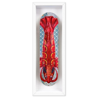 "Lobster" LE 38x14 Custom Framed Skateboard by Jeff Koons (Artova) at PristineAuction.com