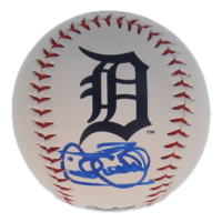 Cecil Fielder Signed OML Tigers Logo Baseball (JSA) at PristineAuction.com