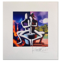 "Du Mondi Un Destino" LE 20x19 Serigraph on Paper by Mark Kostabi (Artova) at PristineAuction.com