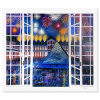 "Pyramide Du Louvre" LE 14x17 Serigraph on Paper by Fanch (Artova) at PristineAuction.com