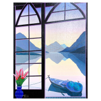 "L'Aube Rayonnante" LE 18x14 Serigraph on Canvas by Fanch (Artova) at PristineAuction.com