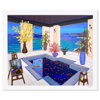 "Interior with Spa" LE 18x22 Serigraph on Paper by Fanch (Artova) at PristineAuction.com