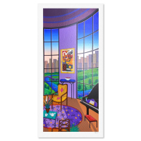 "Salon Rotonde" LE 30x14 Serigraph on Paper by Fanch (Artova) at PristineAuction.com