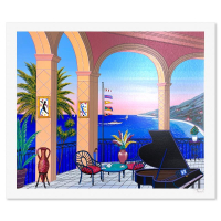 "Terrace Au Piano" LE 20x23 Serigraph on Paper by Fanch (Artova) at PristineAuction.com
