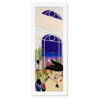 "Chicago Night Piano" LE 35x14 Serigraph on Paper by Fanch (Artova) at PristineAuction.com