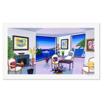 "Chagall in the South" LE 17x31 Serigraph on Paper by Fanch (Artova) at PristineAuction.com