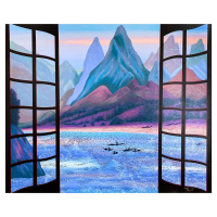 "Mystic Mountains" LE 25x30 Serigraph on Paper by Fanch (Artova) at PristineAuction.com