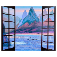 "Mystic Mountains" LE 23x27 Serigraph on Canvas by Fanch (Artova) at PristineAuction.com
